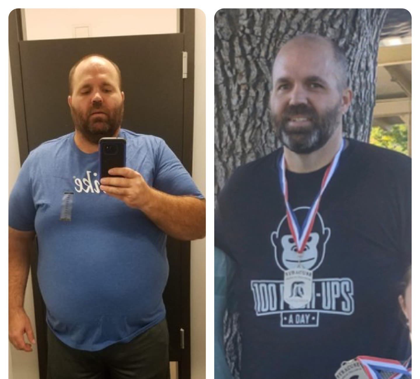 Worth Fitness client before and after transformation